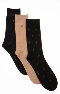 Sous-vêtements & Nuit<Armand Thiery Lot de 3 paires de chaussettes CACTUS - Noir