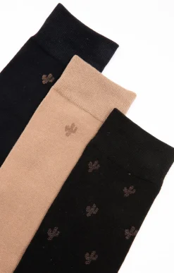 Sous-vêtements & Nuit<Armand Thiery Lot de 3 paires de chaussettes CACTUS - Noir