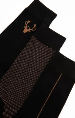 Sous-vêtements & Nuit<Armand Thiery Lot de 3 paires de chaussettes STAG - Noir