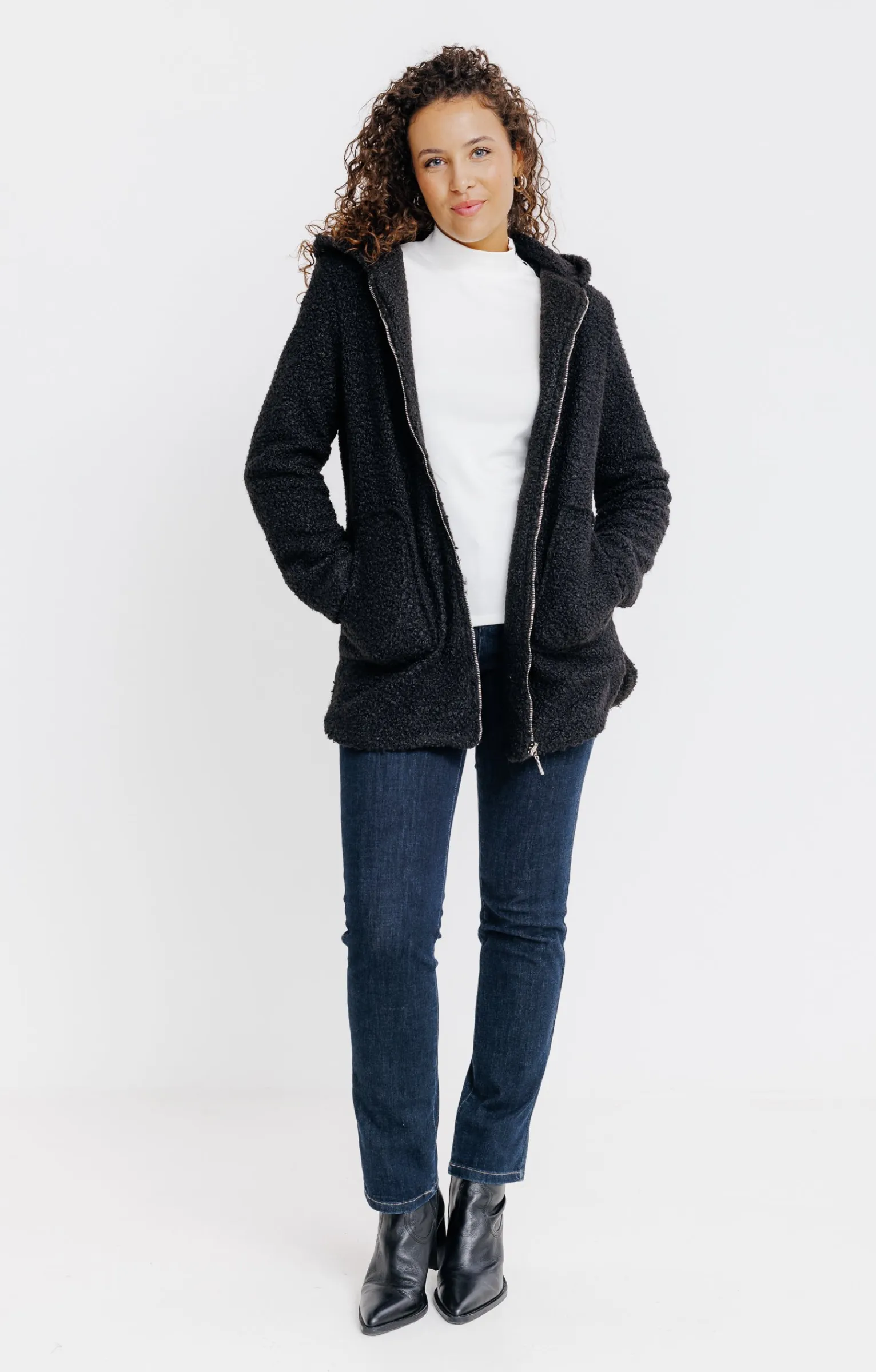 Manteaux<Armand Thiery Manteau avec capuche - Noir