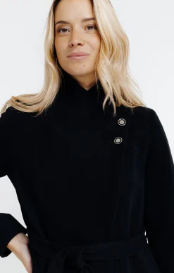 Manteaux<Armand Thiery Manteau ceinturé - Noir