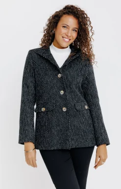 Manteaux<Armand Thiery Manteau col montant - Noir