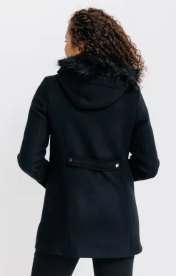 Manteaux<Armand Thiery Manteau col montant - Noir