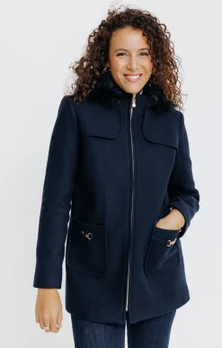 Manteaux<Armand Thiery Manteau esprit duffle - Marine
