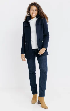 Manteaux<Armand Thiery Manteau esprit duffle - Marine