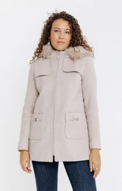 Manteaux<Armand Thiery Manteau esprit duffle - Grège