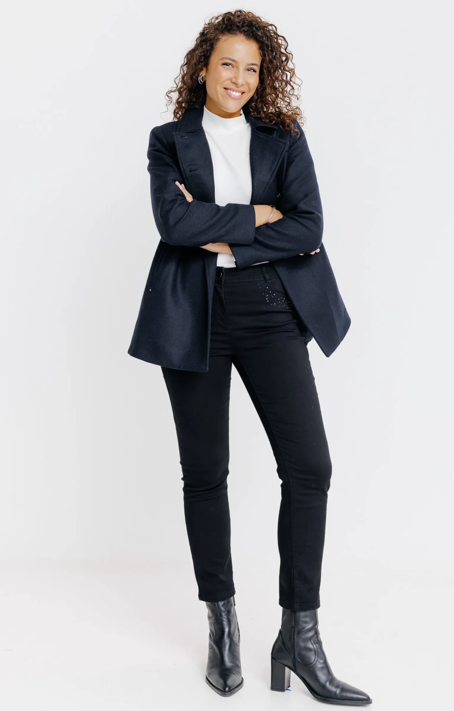 Manteaux<Armand Thiery Manteau fermeture croisée - Marine
