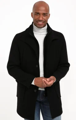 Manteaux<Armand Thiery Manteau mi-long BLACK M - Noir