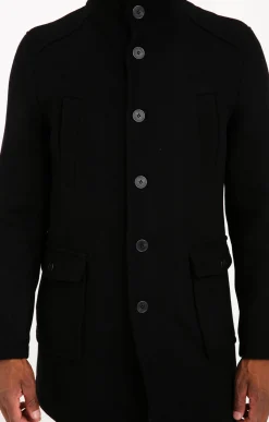 Manteaux<Armand Thiery Manteau mi-long BLACK M - Noir