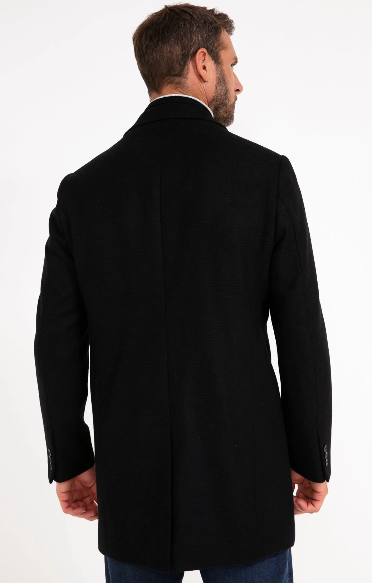 Manteaux<Armand Thiery Manteau mi-long BLUGAUFRE - Marine