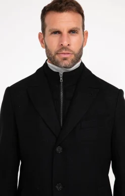 Manteaux<Armand Thiery Manteau mi-long BLUGAUFRE - Marine