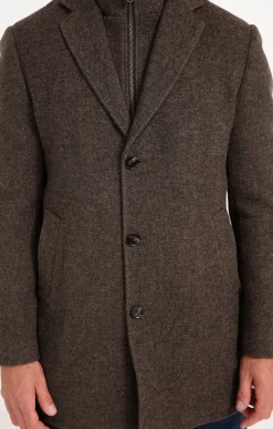 Manteaux<Armand Thiery Manteau mi-long BROWNIE - Marron