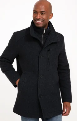 Manteaux<Armand Thiery Manteau mi-long GATIBLU - Marine