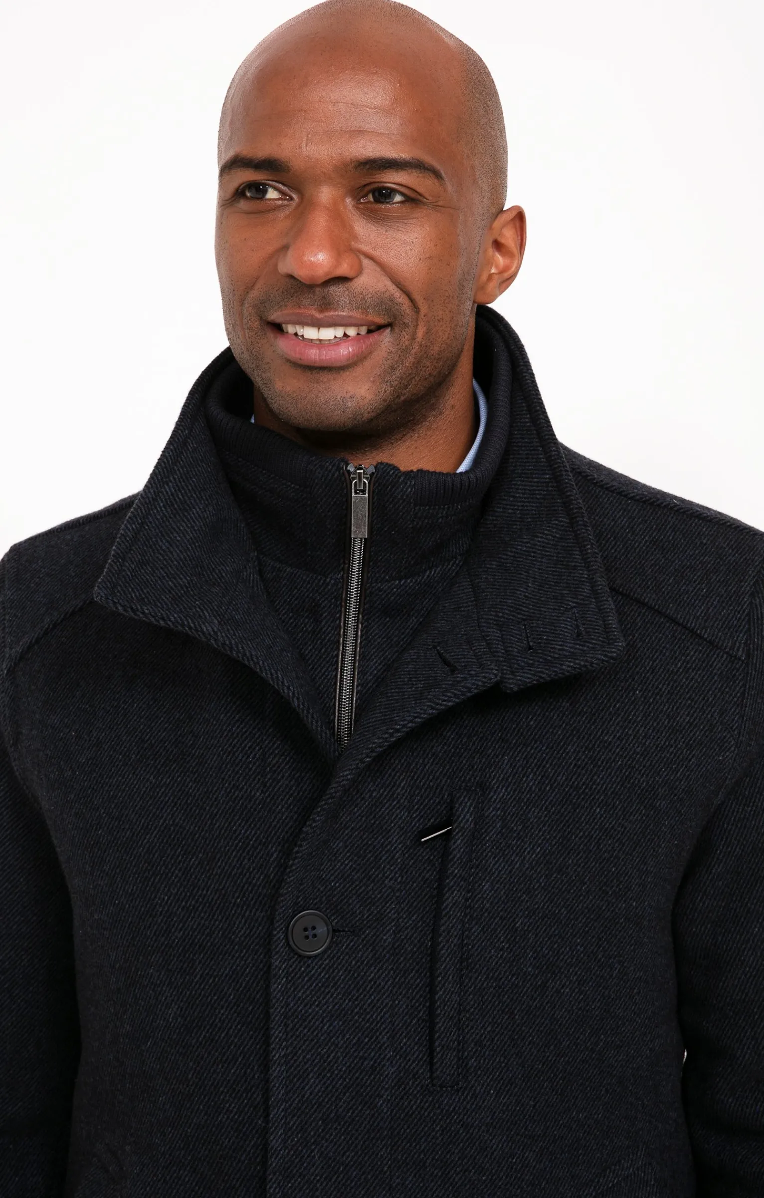 Manteaux<Armand Thiery Manteau mi-long GATIBLU - Marine