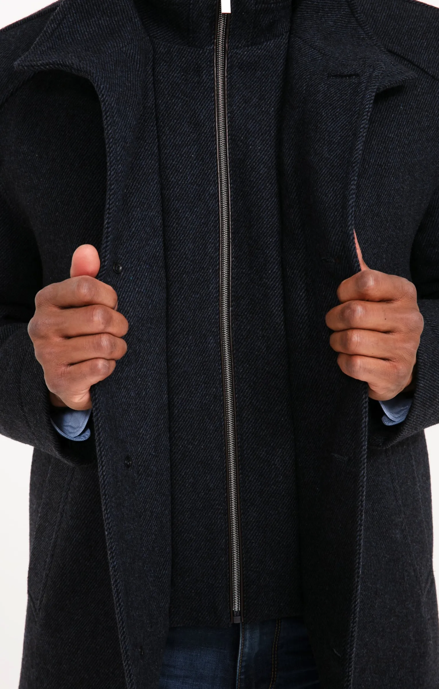 Manteaux<Armand Thiery Manteau mi-long GATIBLU - Marine