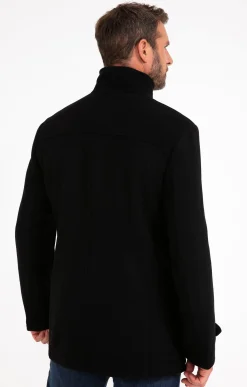 Manteaux<Armand Thiery Manteau mi-long NEW SAENOSTE - Noir