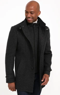 Manteaux<Armand Thiery Manteau mi-long SAEDARK - Anthracite