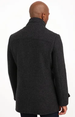 Manteaux<Armand Thiery Manteau mi-long SAEDARK - Anthracite