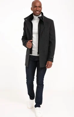 Manteaux<Armand Thiery Manteau mi-long SAEDARK - Anthracite
