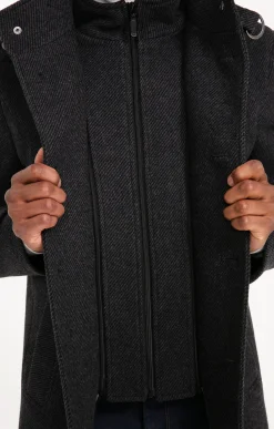 Manteaux<Armand Thiery Manteau mi-long SAEDARK - Anthracite