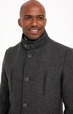 Manteaux<Armand Thiery Manteau mi-long SAELO - Grismoyen