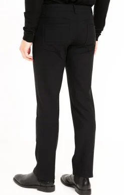 Pantalons<Armand Thiery Pantalon 5 poches Biface - Noir