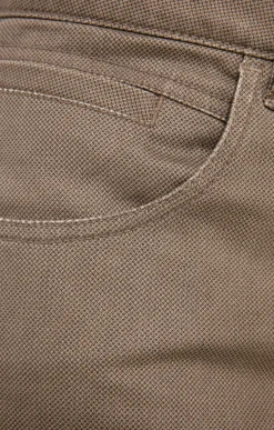 Pantalons<Armand Thiery Pantalon 5 poches imprimé Gary - Taupe