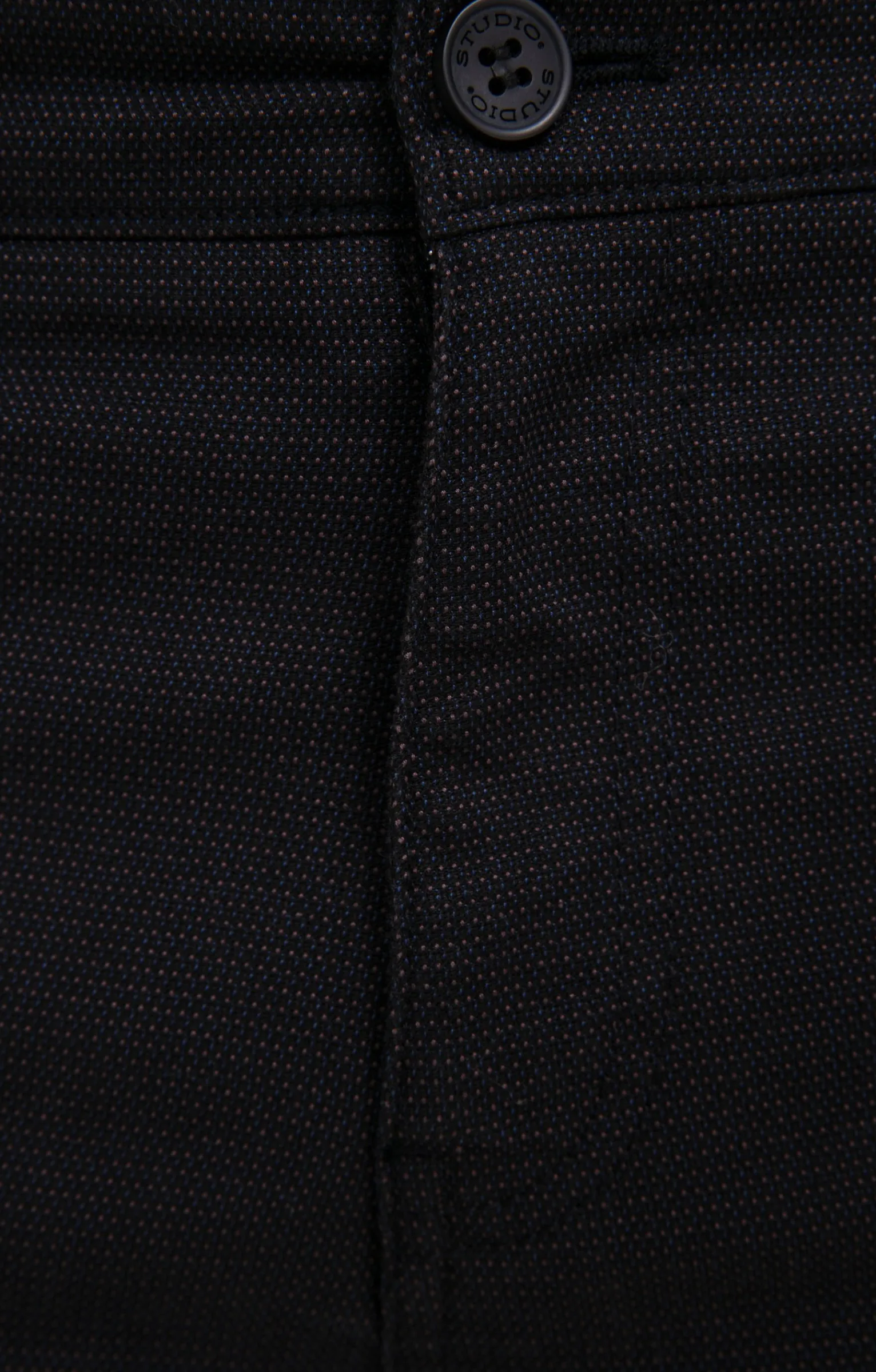 Pantalons<Armand Thiery Pantalon 5 poches Multico - Marine