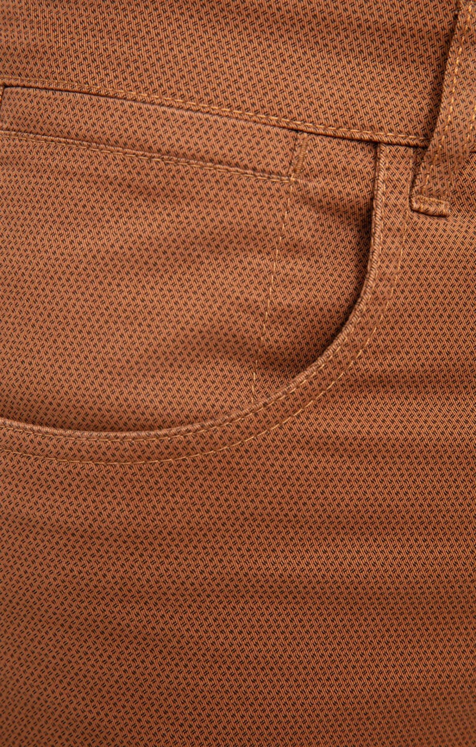 Pantalons<Armand Thiery Pantalon 5 poches Ryan - Havane