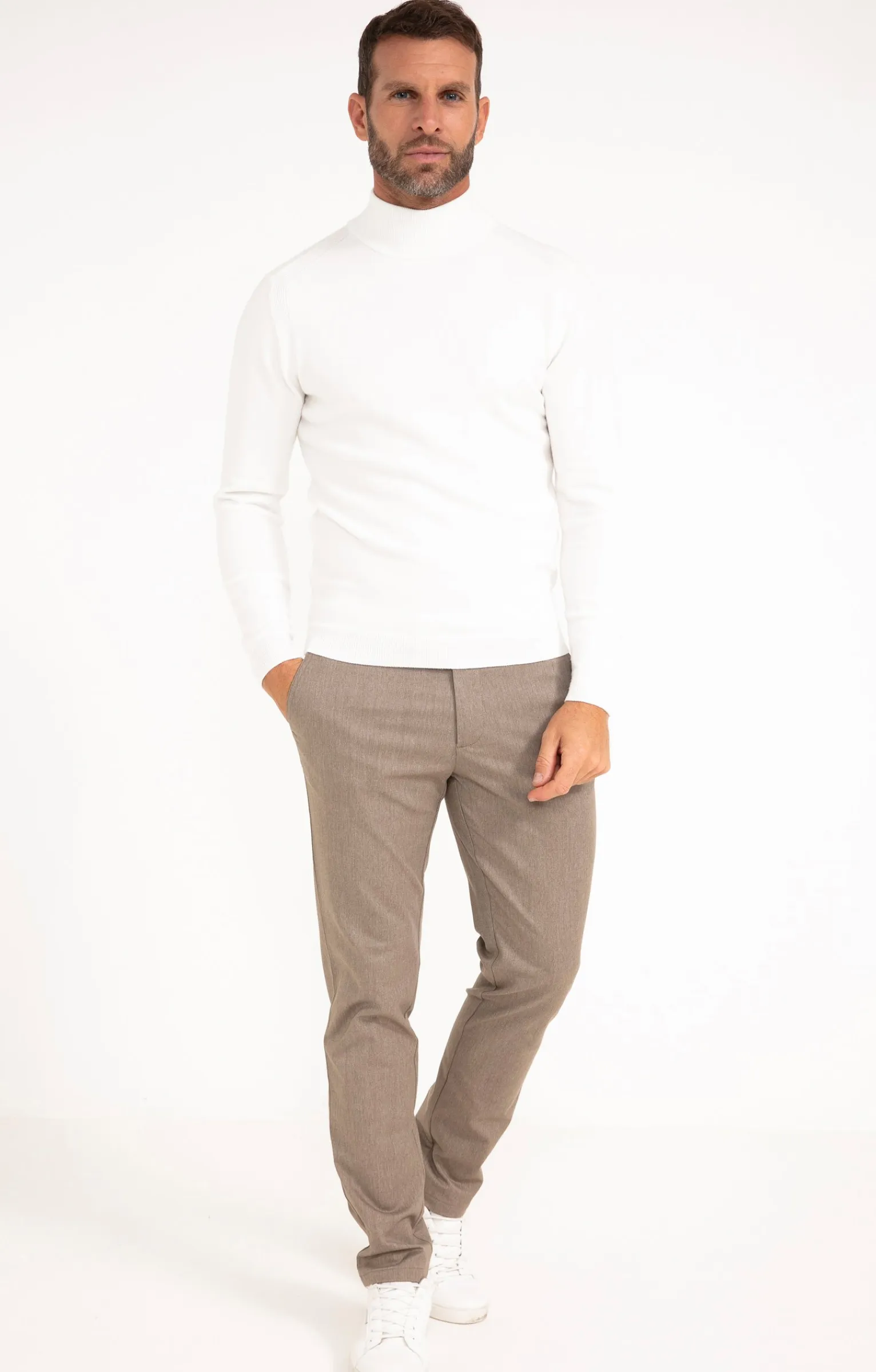 Pantalons<Armand Thiery Pantalon chino Brandon - Beige