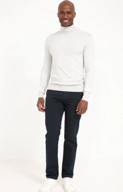 Pantalons<Armand Thiery Pantalon chino Micro - Bleu