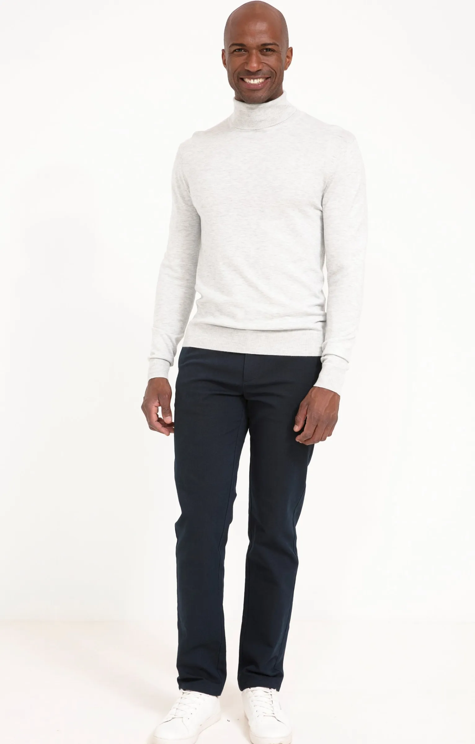 Pantalons<Armand Thiery Pantalon chino Micro - Bleu