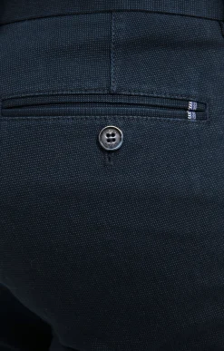 Pantalons<Armand Thiery Pantalon chino Micro - Bleu