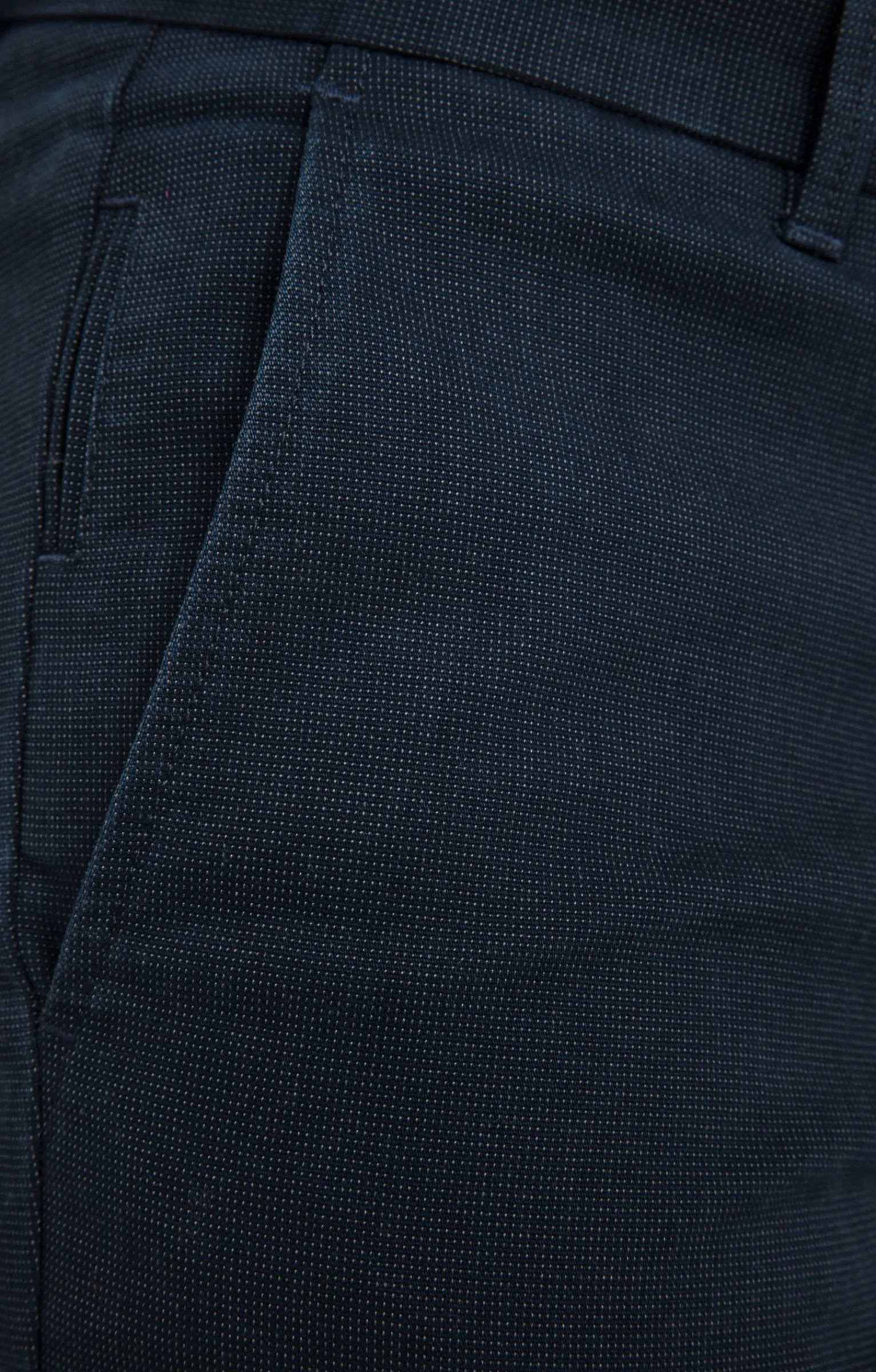 Pantalons<Armand Thiery Pantalon chino Micro - Bleu