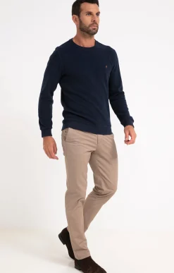 Pantalons<Armand Thiery Pantalon chino Printed - Beige