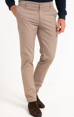 Pantalons<Armand Thiery Pantalon chino Printed - Beige