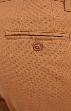 Pantalons<Armand Thiery Pantalon chino Printed - Havane