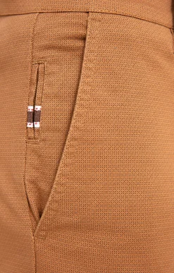 Pantalons<Armand Thiery Pantalon chino Printed - Havane