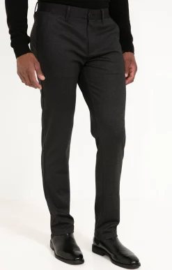 Pantalons<Armand Thiery Pantalon chino Snow Maille - Anthracite