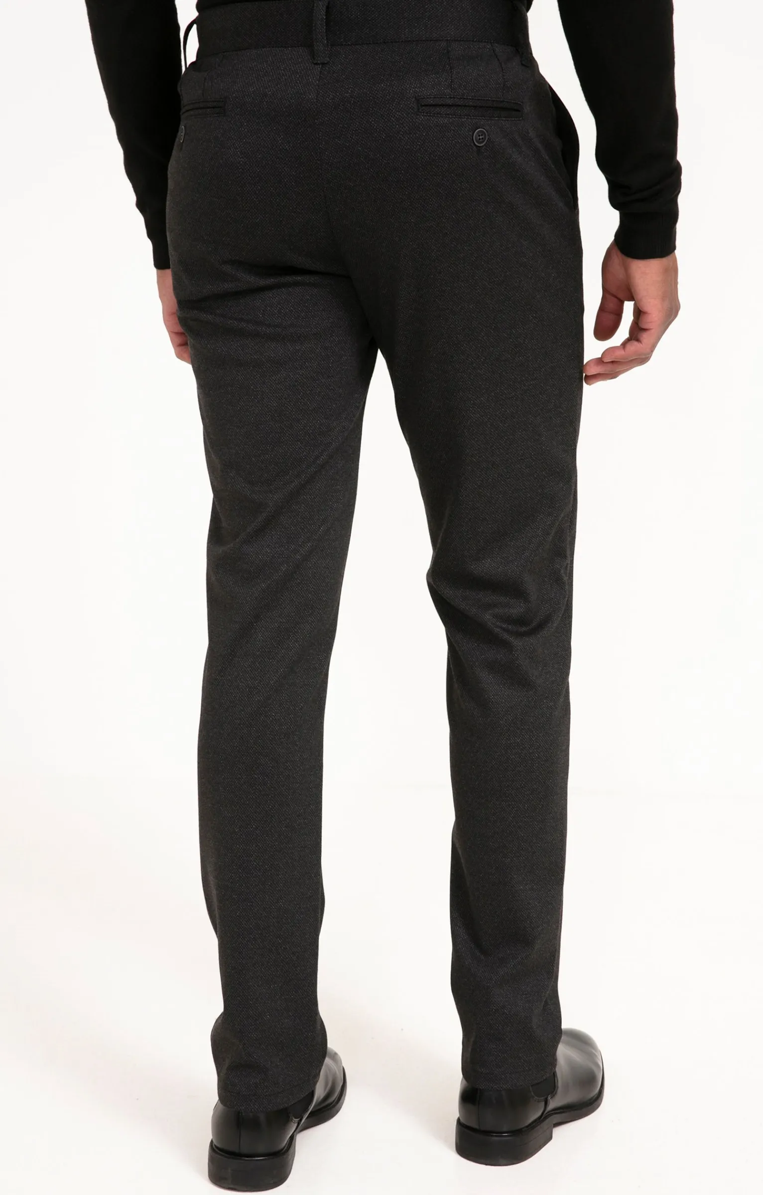 Pantalons<Armand Thiery Pantalon chino Snow Maille - Anthracite