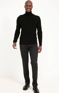 Pantalons<Armand Thiery Pantalon chino Snow Maille - Anthracite