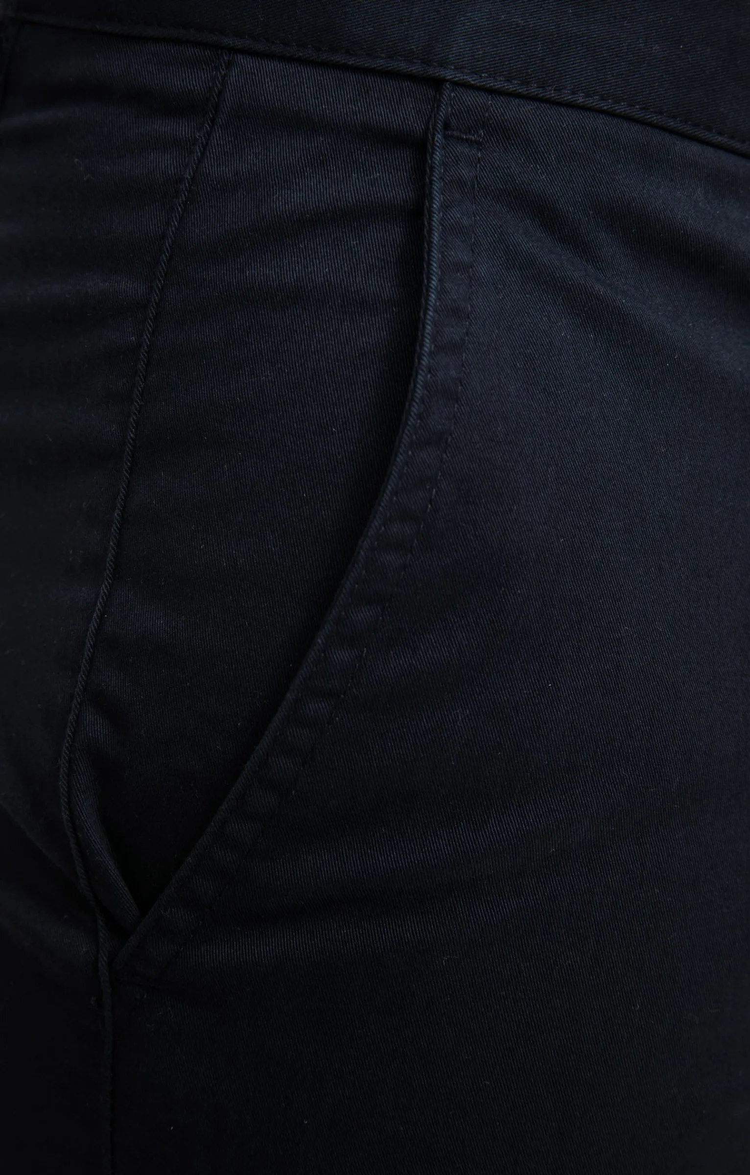 Pantalons<Armand Thiery Pantalon chino Uni - Marine