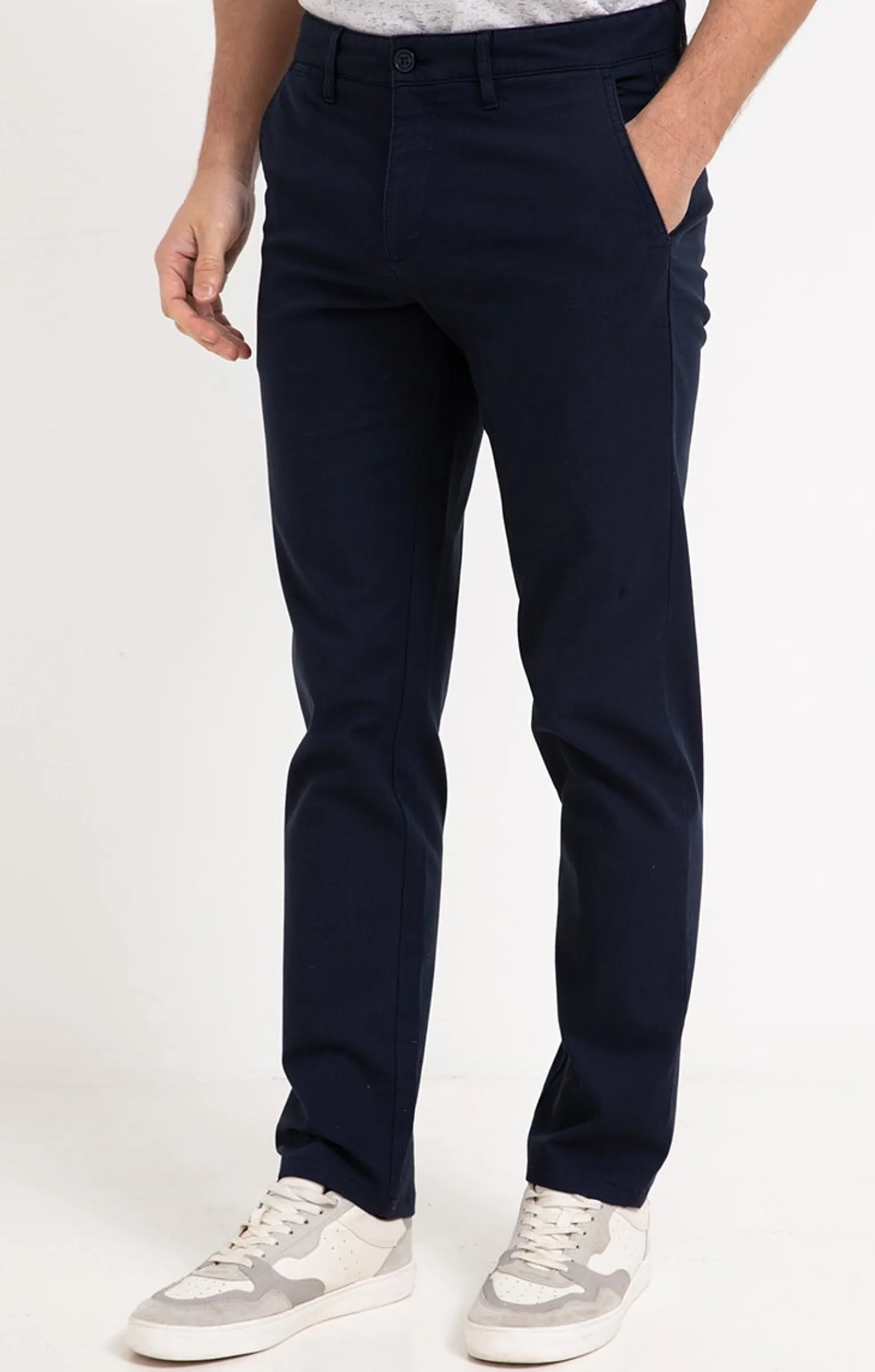 Pantalons<Armand Thiery Pantalon chino Water - Marine