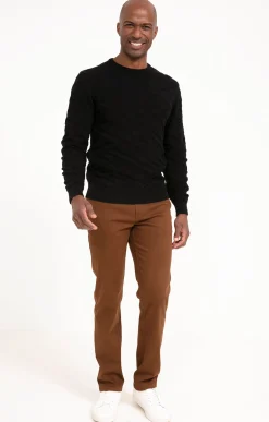 Pantalons<Armand Thiery Pantalon chino Wave - Moka