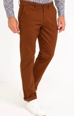 Pantalons<Armand Thiery Pantalon chino Winter - Moka