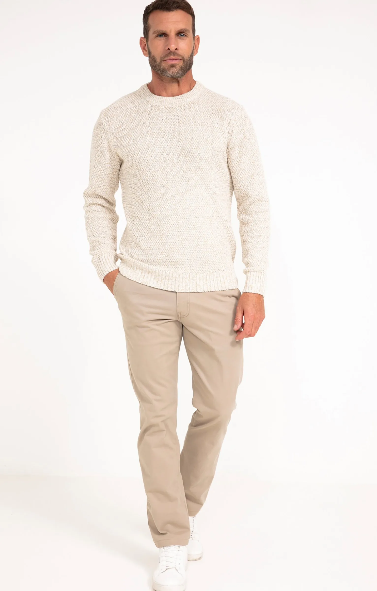 Pantalons<Armand Thiery Pantalon chino Winter - Beige