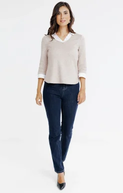 Pantalons<Armand Thiery Pantalon denim brut bi-stretch - Bleu