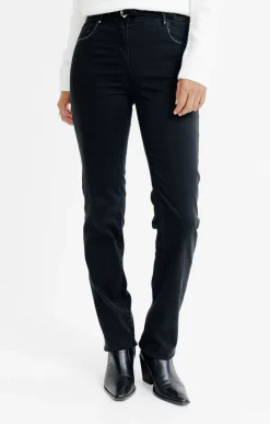Pantalons<Armand Thiery Pantalon détail strass - Noir