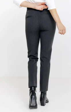 Pantalons<Armand Thiery PANTALON EN LORENZO CEINTURE TREGGING - Anthracite