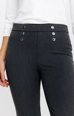 Pantalons<Armand Thiery PANTALON EN LORENZO CEINTURE TREGGING - Anthracite